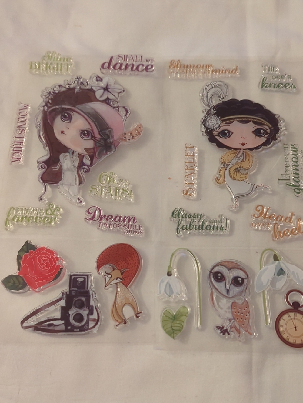 Crafters Companion Verity Rose Stamp Sets